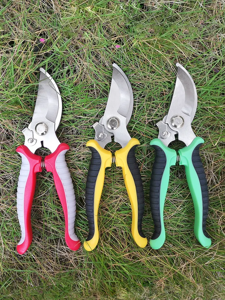 Stainless steel multi functional gardening branch  Garden scissors  Pruning scissors fruit branch scissor