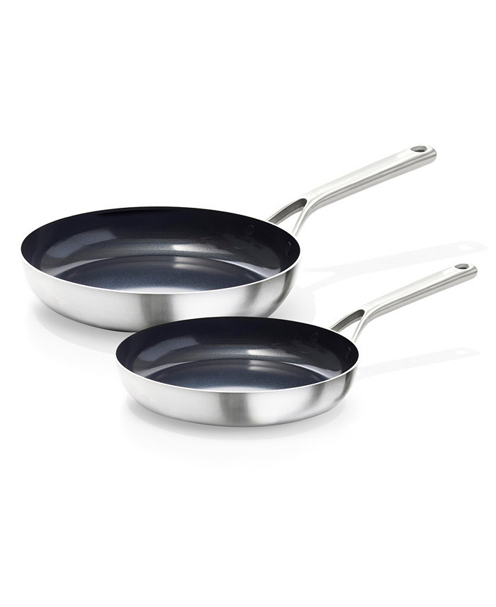 OXO Mira Tri-Ply Stainless Steel Non-Stick 2 Piece Frying Pan Set