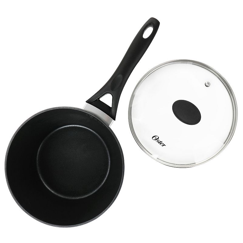 Oster Cocina 2.5 Quart Non-Stick Aluminum Saucepan with Lid