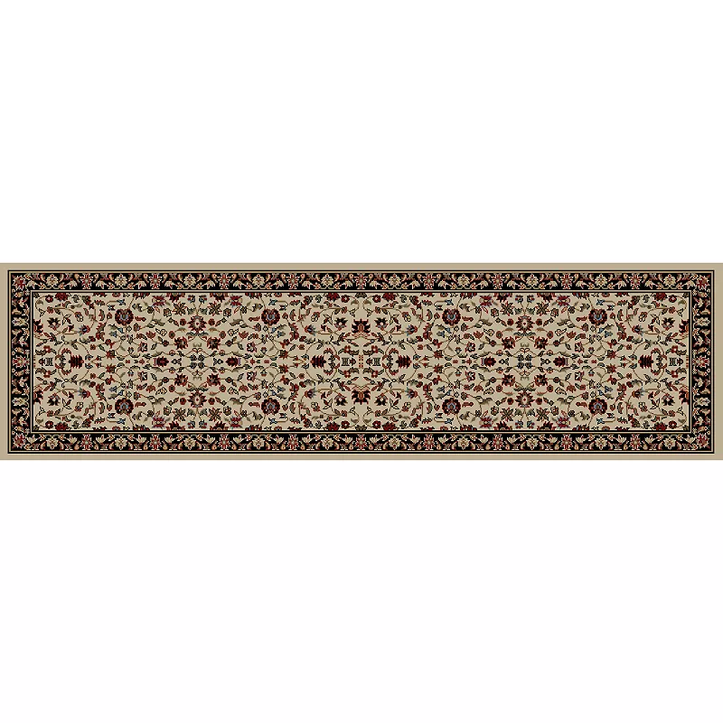 Merinos Kashan Floral Framed Rug