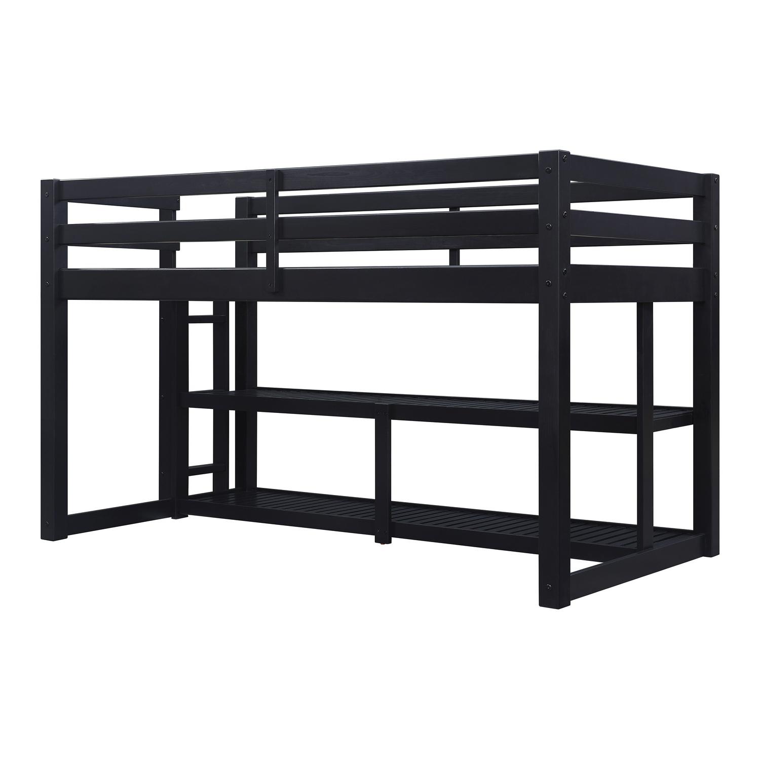 Better Homes and Gardens Greer Twin Loft Storage Bed Black  Crowdfused