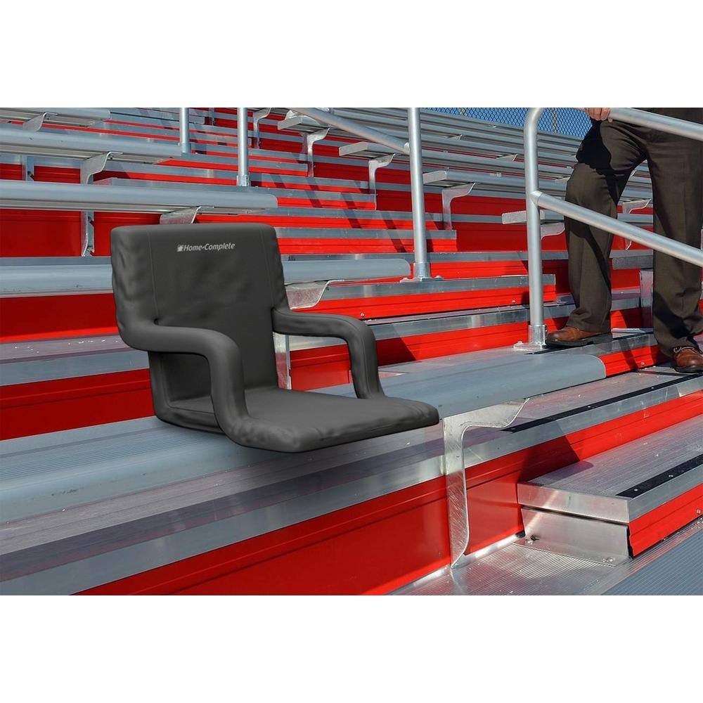 Home-Complete Black Stadium Seat Chair HW4500002