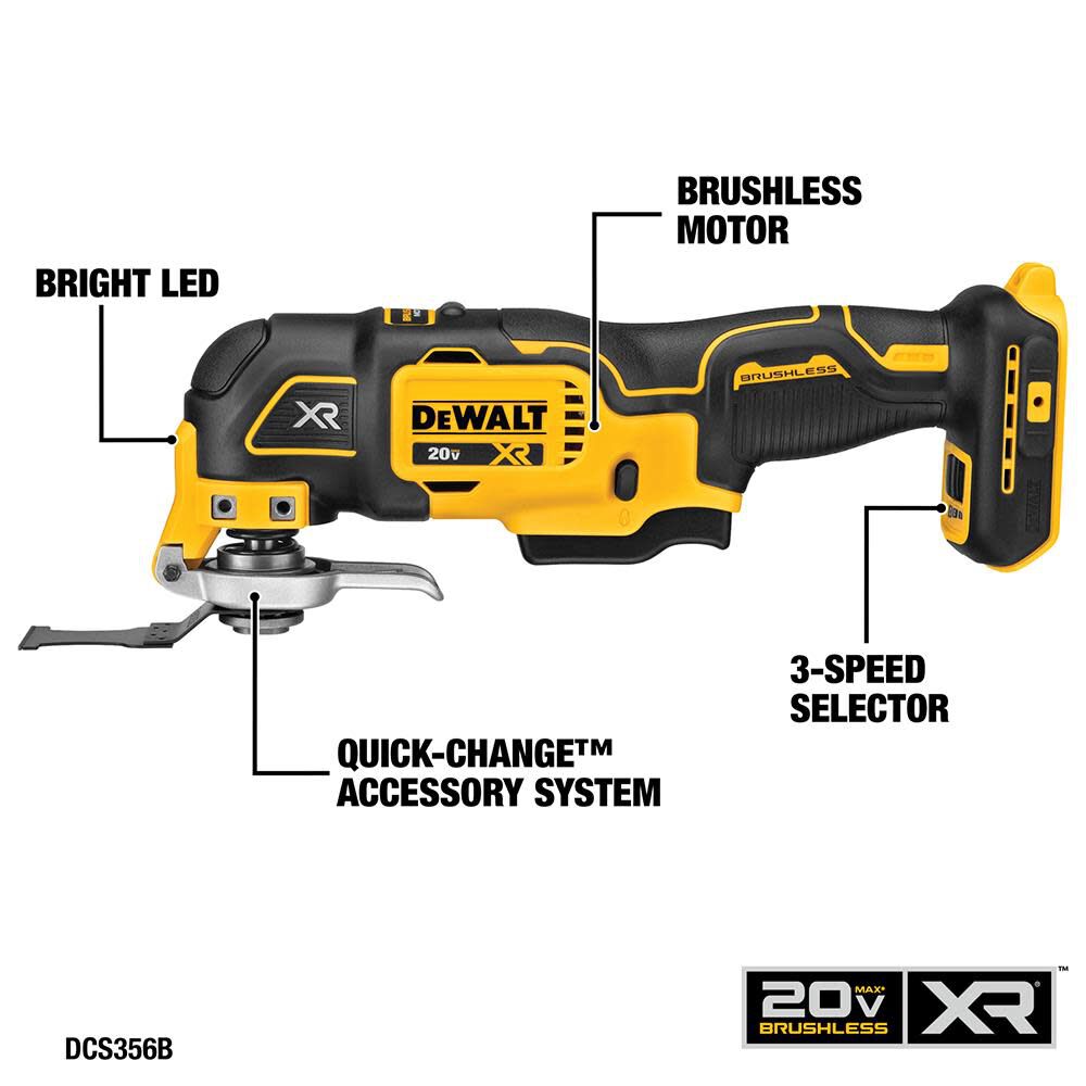 DEWALT 20V 6 Tool Combo Kit DCK661D1M1 from DEWALT