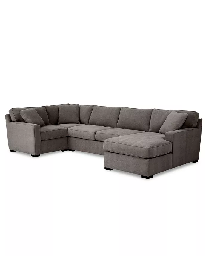 Furniture Radley 4-Pc. Fabric Chaise Sectional Sofa with Corner Piece