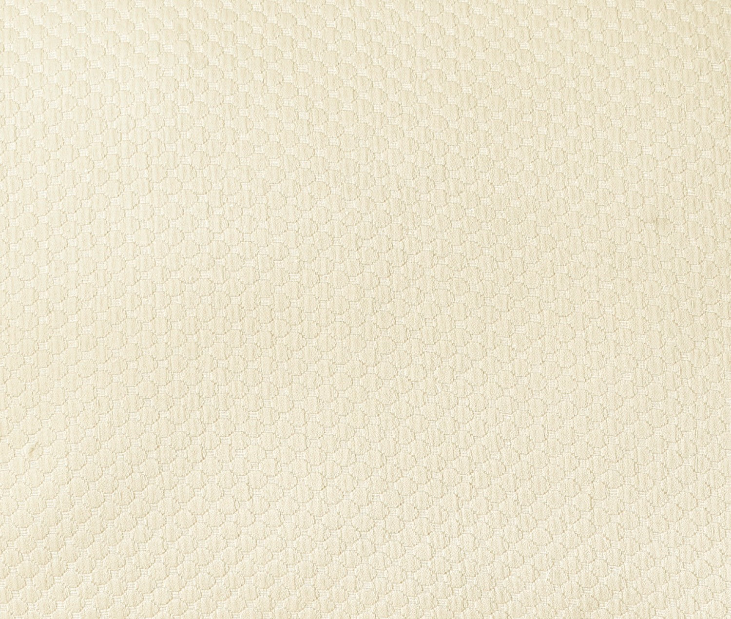 Better Trends Sophia， Diamond Design， 100% Poly-Cotton Blend Matelasse Weave， King Sham， Ivory