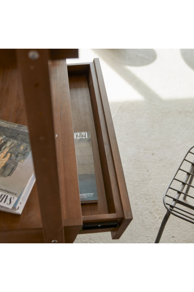 Solid Teak Classic Bookcase  Tikamoon Wall   Transitional   Bookcases   by Oroa   Distinctive Furniture  Houzz