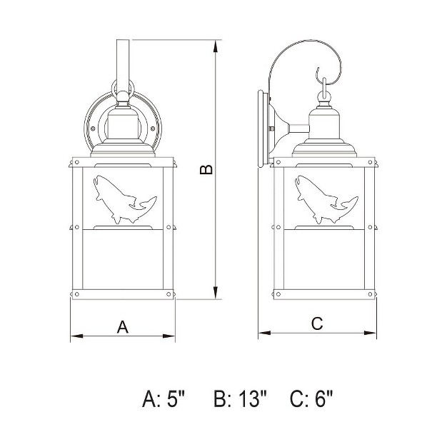 Vaxcel Missoula 1 Light Sconce Burnished Bronze