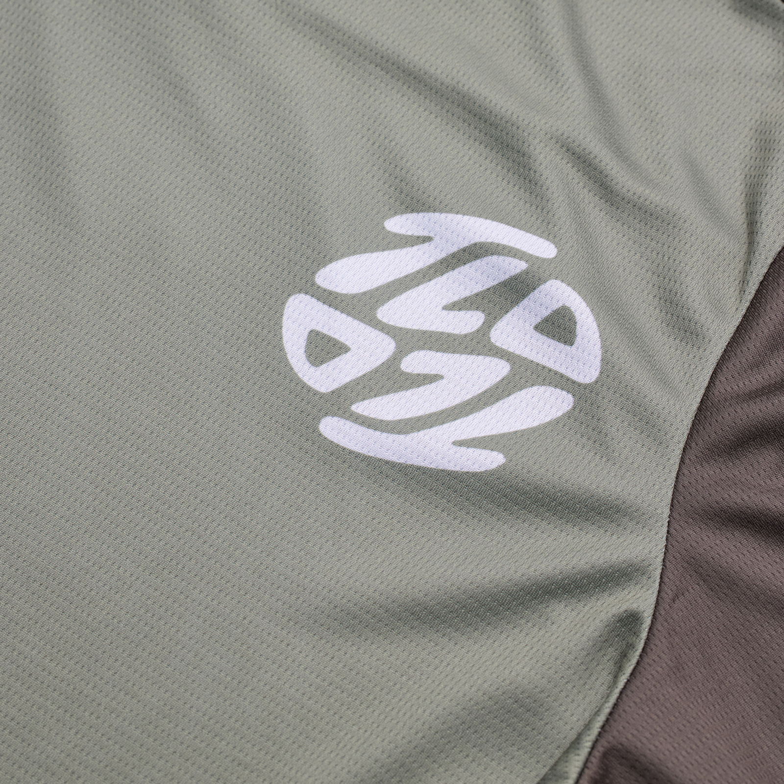 Troy Lee Designs Flowline Short Sleeve MTB Jersey - Flipped - Olive