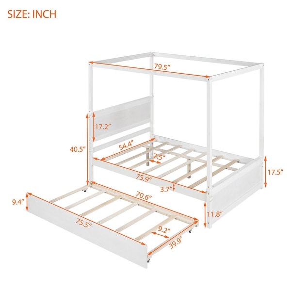 3 Piece Wood Bedroom Sets with Two Nightstands - - 36067824