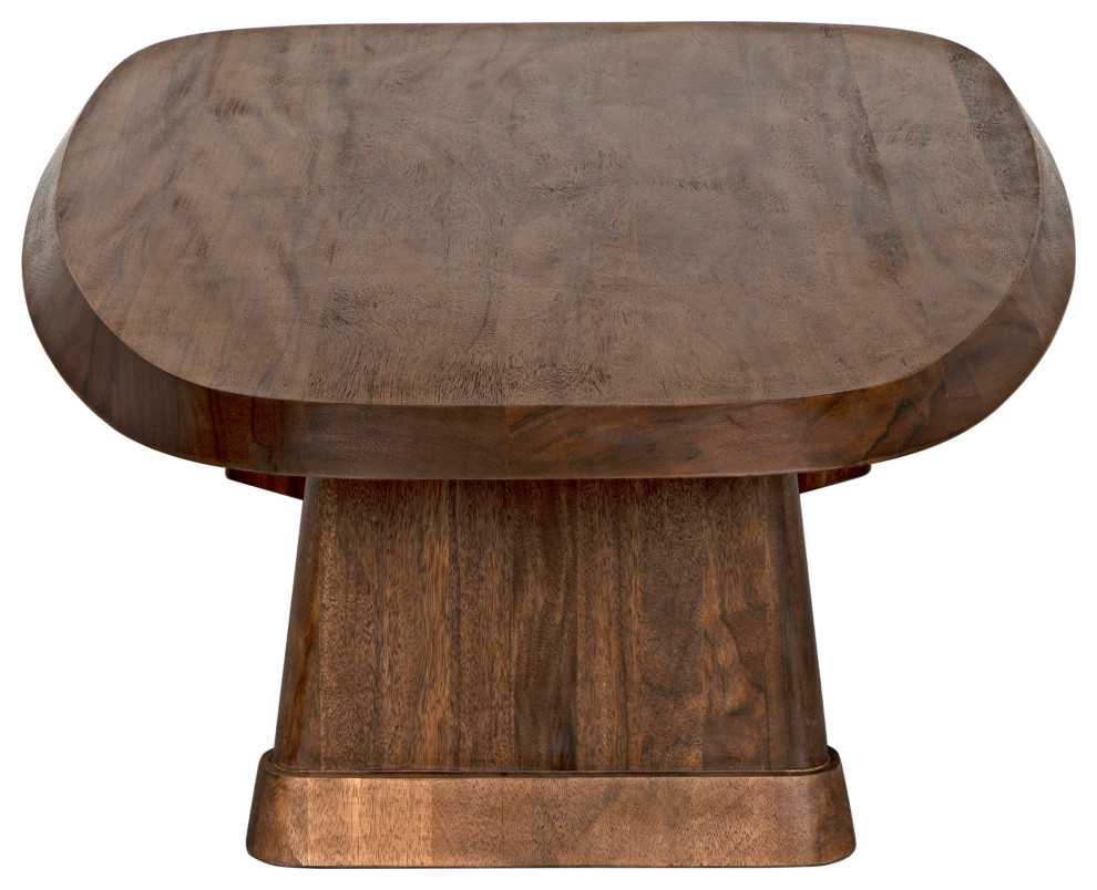 Confucius Coffee Table  Dark Walnut   Rustic   Coffee Tables   by Noir  Houzz