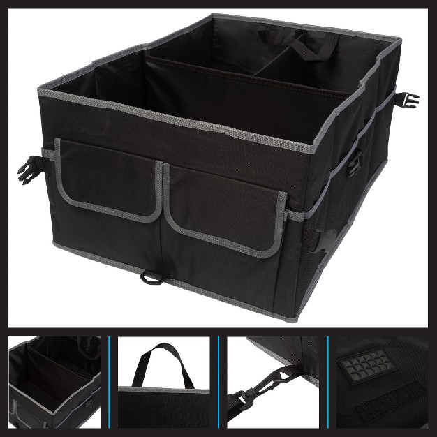 Collapsible Car Trunk Organizer Caddy By Stalwart