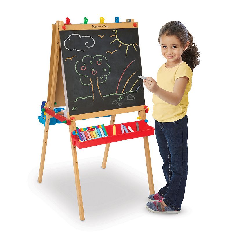 Melissa and Doug Deluxe Wooden Standing Art Easel