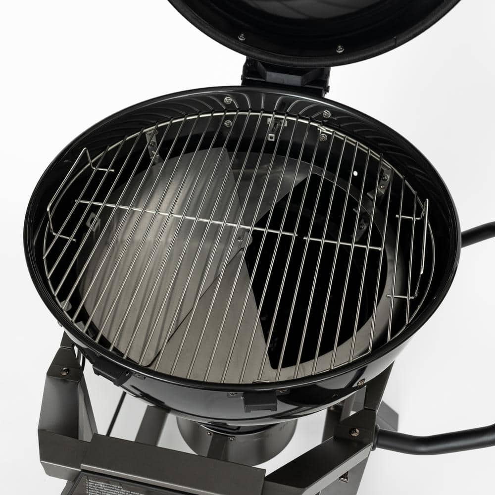 LOCO 22 in. SmartTemp Kettle Charcoal Grill in Black with Stand 2023060113