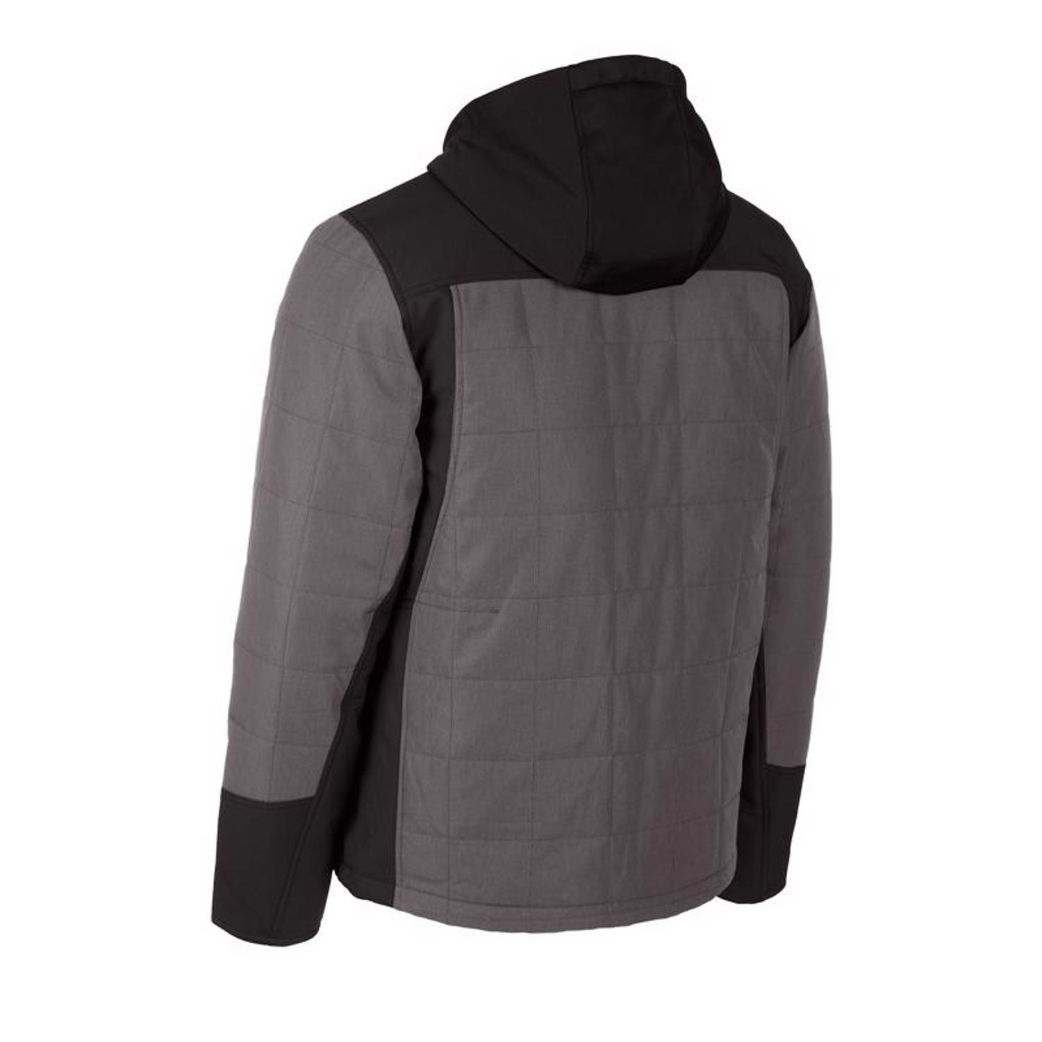 MW M12 XXXL Long Sleeve Men\u0027s Hooded Heated Jacket Kit Gray