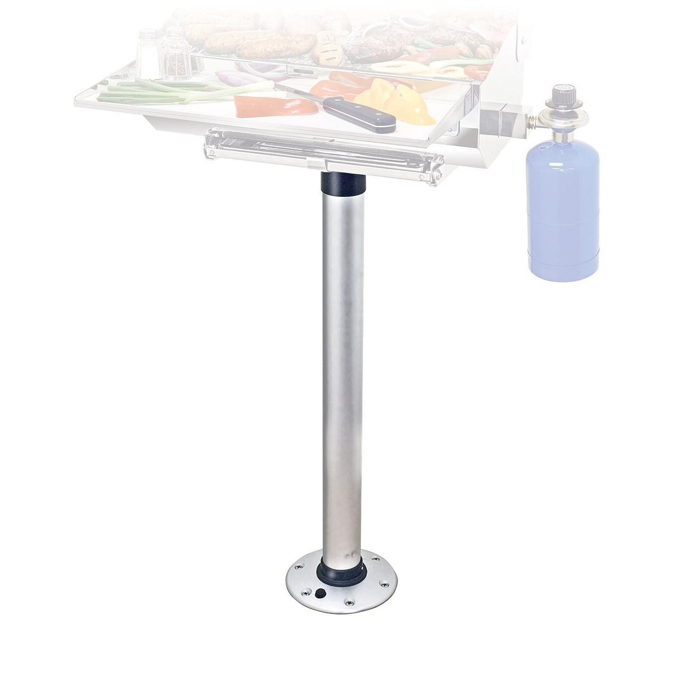 Magma Double Locking Stowable Pedestal Mount for Rectangular Grills