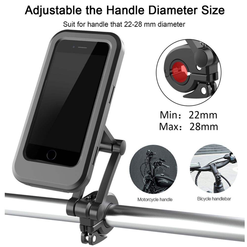 Superbsail Bicycle Motorcycle Phone Holder Case Bike Phone Bag For Mobile Smartphone Stand Support Ebike Phone Holder