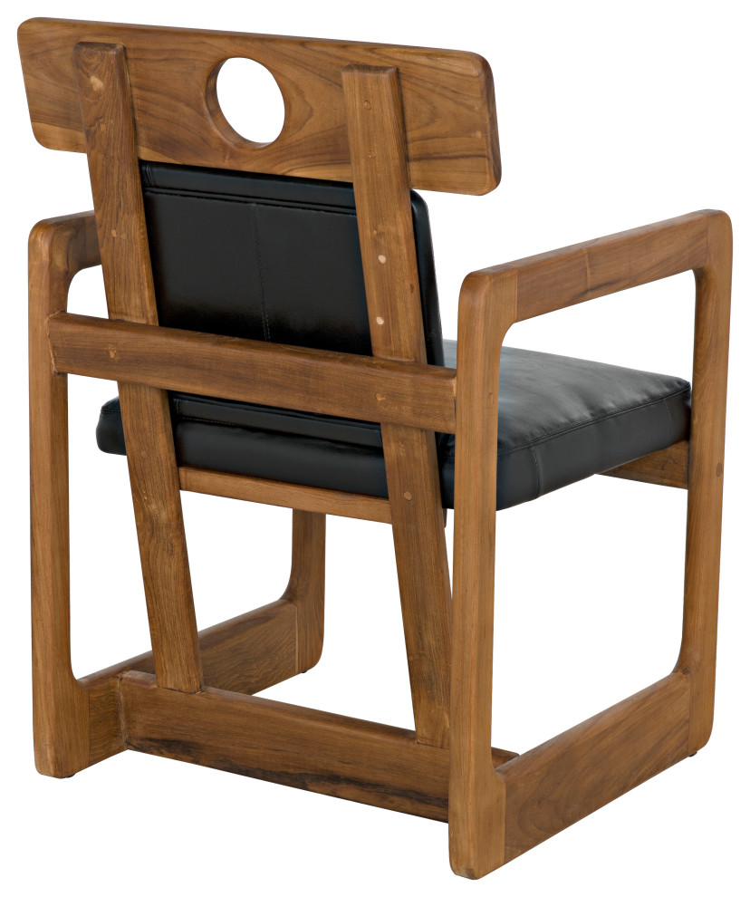 Buraco Arm Chair  Teak   Midcentury   Armchairs And Accent Chairs   by Noir  Houzz