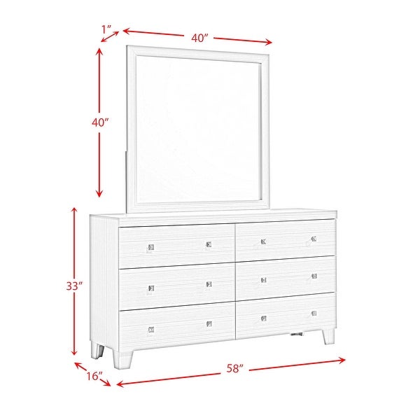 Picket House Furnishings Icon Queen Panel 3PC Bedroom Set in White - - 35450869