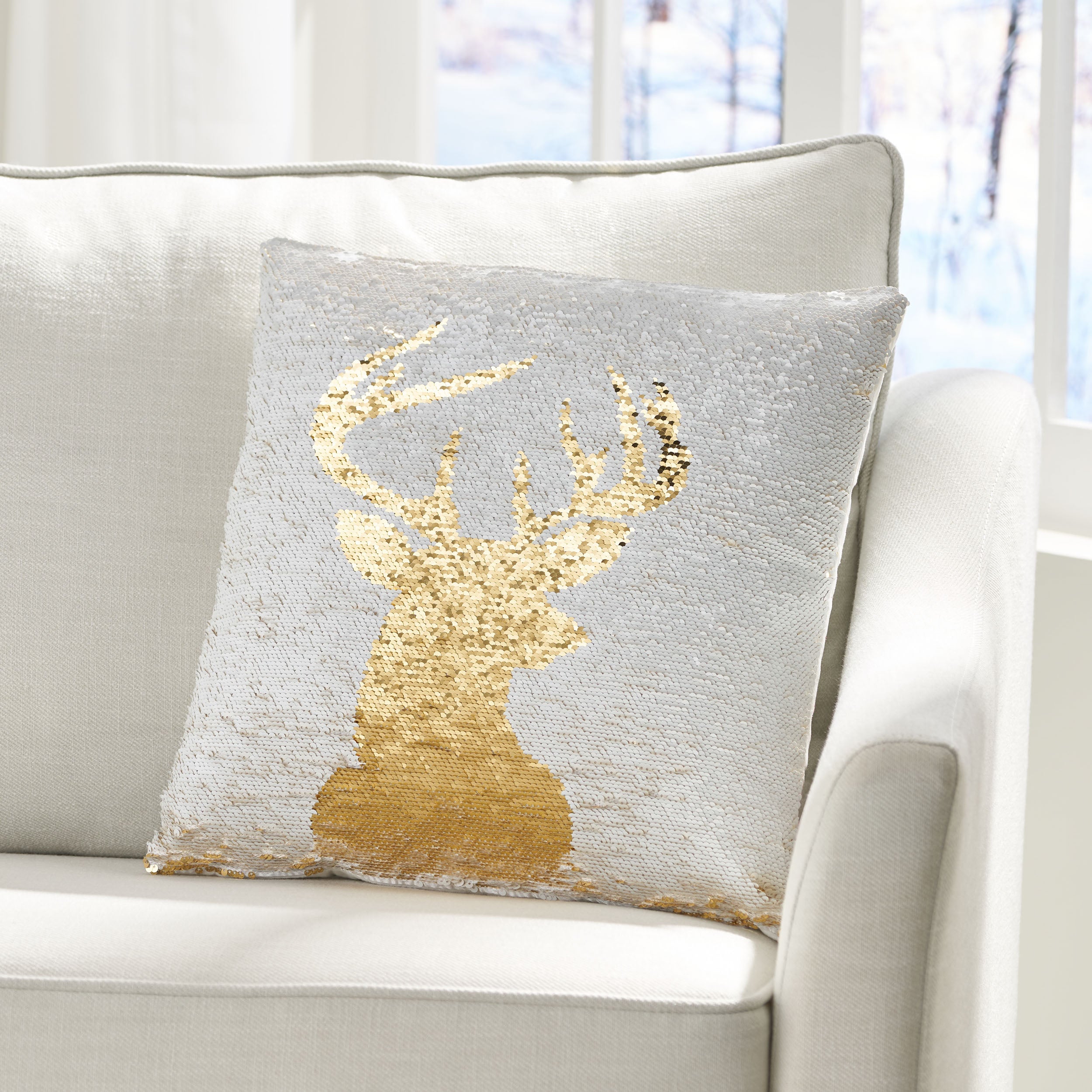 Harding Glam Velvet Christmas Throw Pillow Cover