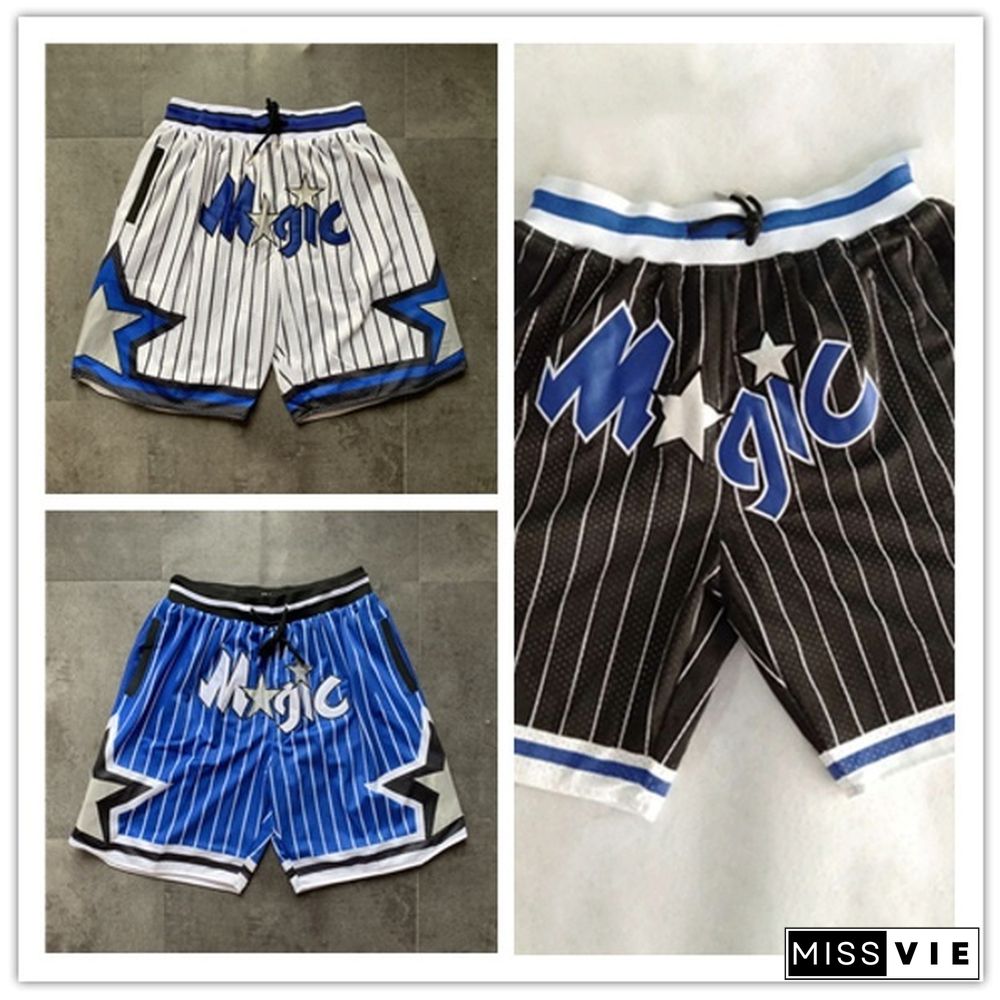 Men's Western Division Loose Retro Five-point Basketball Shorts S-XXL --