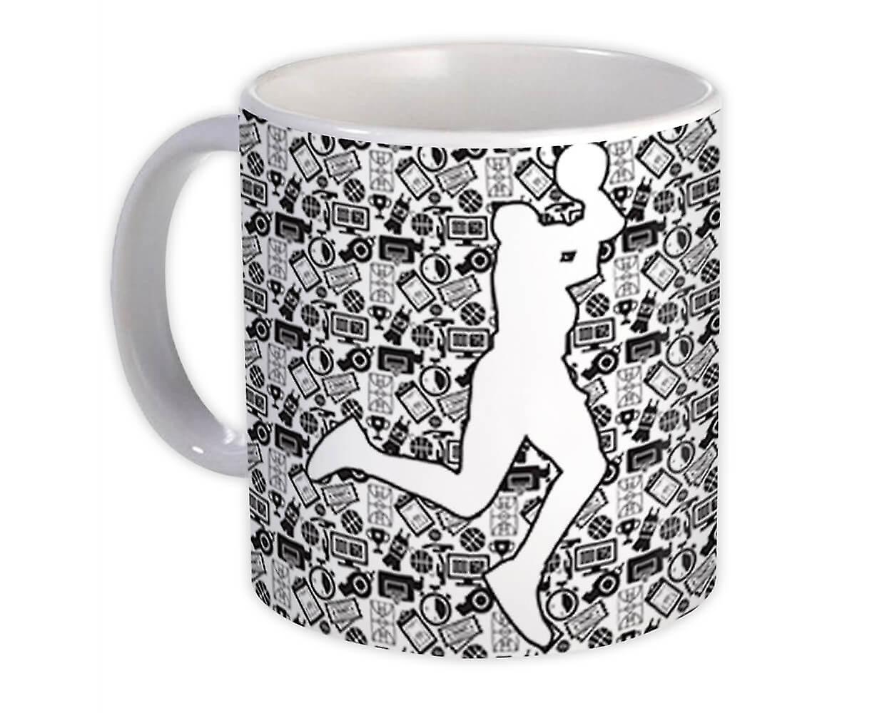 Gift Mug: Basketball Player Sport Black