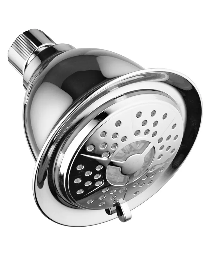 Powerspa 3-Color LED Shower Twin Showerhead Combo System