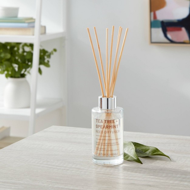 100ml Glass Reed Diffuser Tea Tree And Spearmint