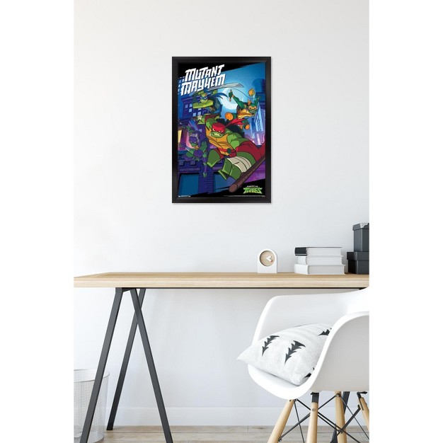 Trends International Nickelodeon Rise Of The Teenage Mutant Ninja Turtles Mayhem Framed Wall Poster Prints