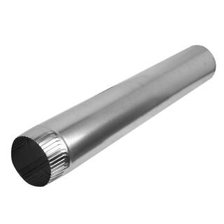 Everbilt 4 in. x 2 ft. Aluminum Pipe P4E20HD