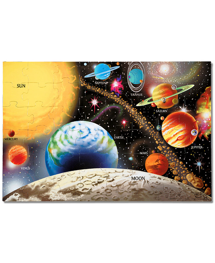 Melissa and Doug Solar System Floor Puzzle  48 Pc