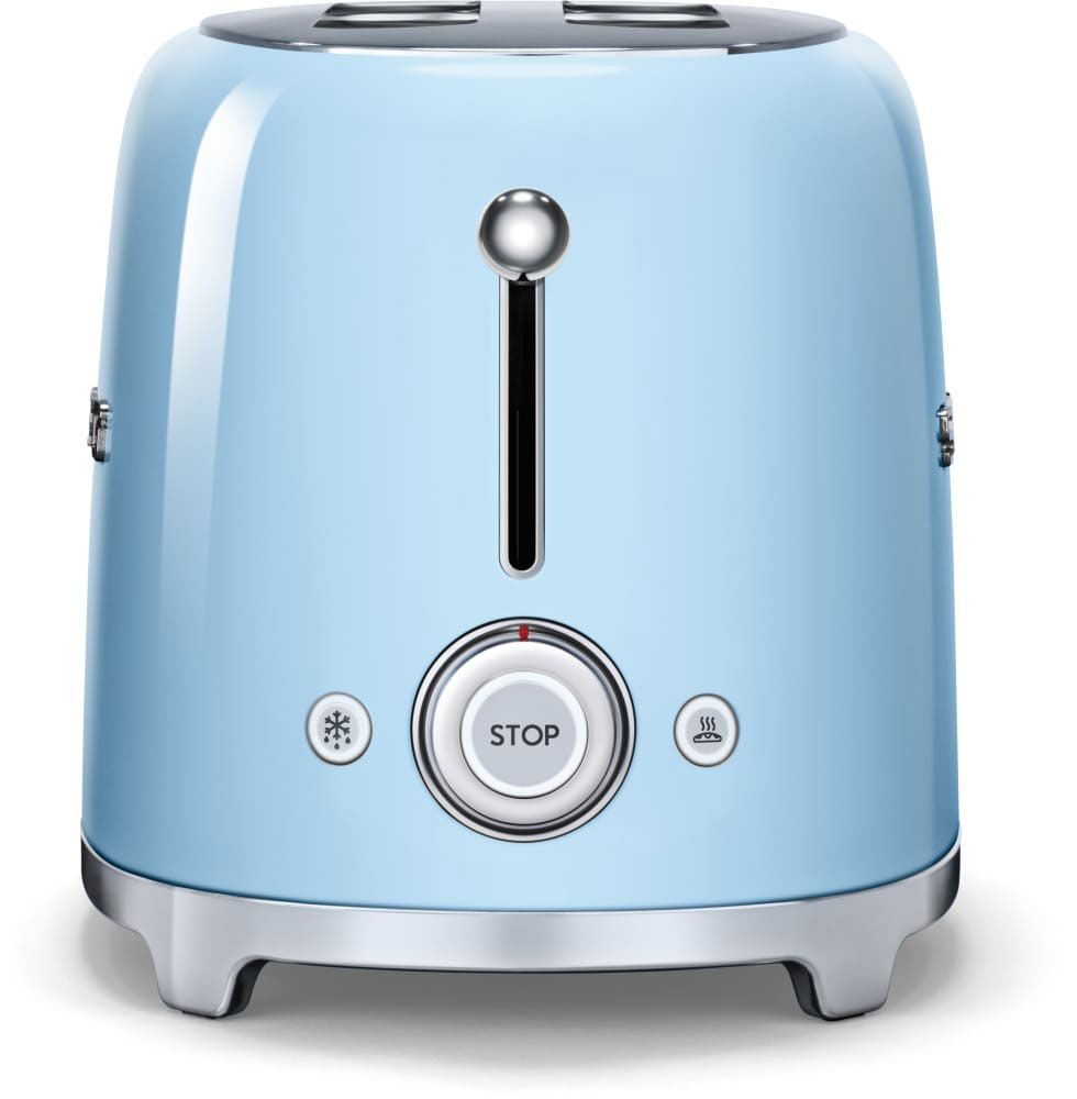 Smeg 50s Retro Style Pastel Blue 4-Slice Toaster