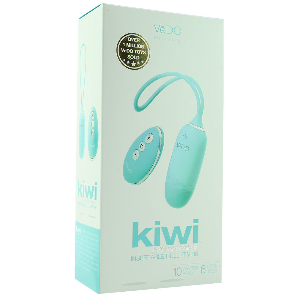 Kiwi Rechargeable Insertable Vibe in Turquoise