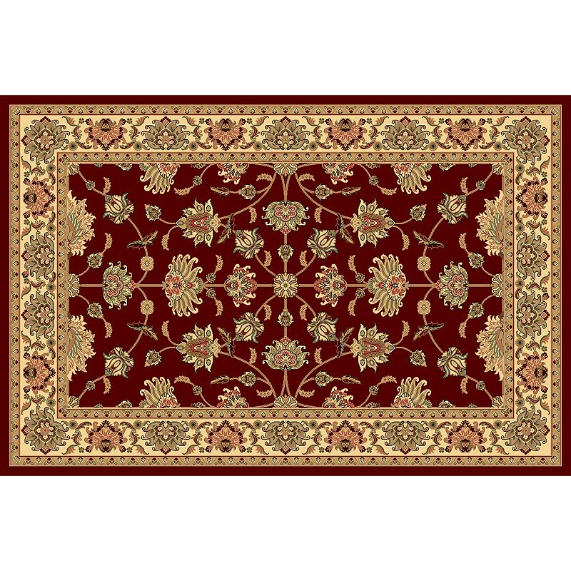 Rugs America New Vision Kashan Framed Floral Rug