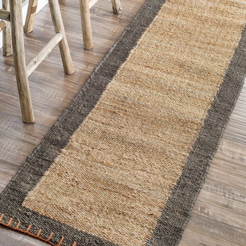 nuLOOM Cameron Framed Jute Rug