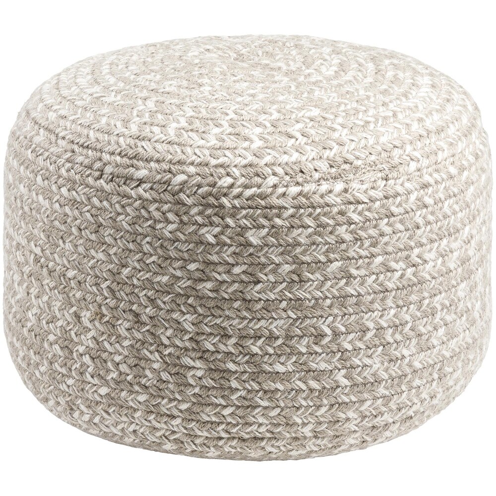 Artistic Weavers Entwined Modern   Contemporary Solid Color Pouf