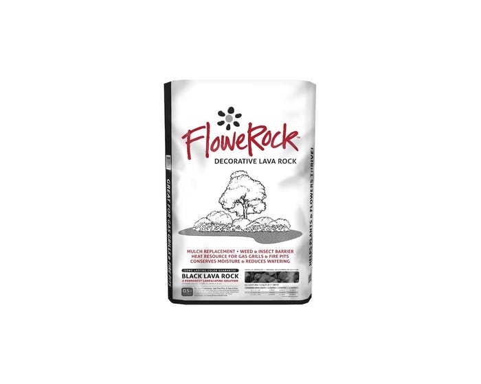 FloweRock Black  Red Lava Rock Blend， .5 cu ft - 2BRN-M