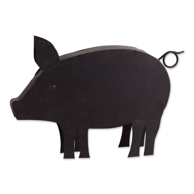 Iron Pig With Piglets Sculpture Brown Zingz amp Thingz