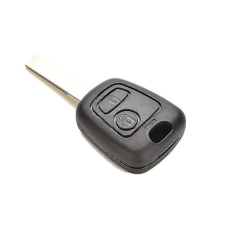 2 Button Uncut Remote Blank Key Shell For Peugeot 107 307 407 C2