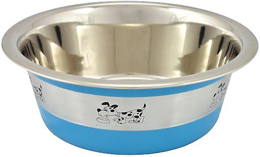 Nayeco Oslo Stainless Steel Feeder Blue (Dogs ， Bowls， Feeders and Water Dispensers)