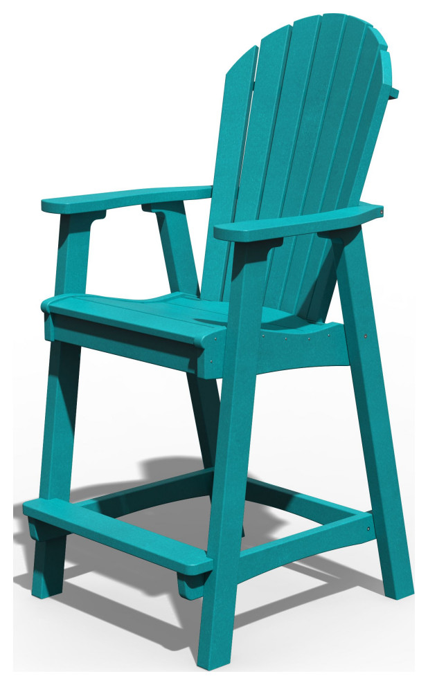 Poly Lumber Adirondack Dining Chair   Contemporary   Adirondack Chairs   by Furniture Barn USA  Houzz