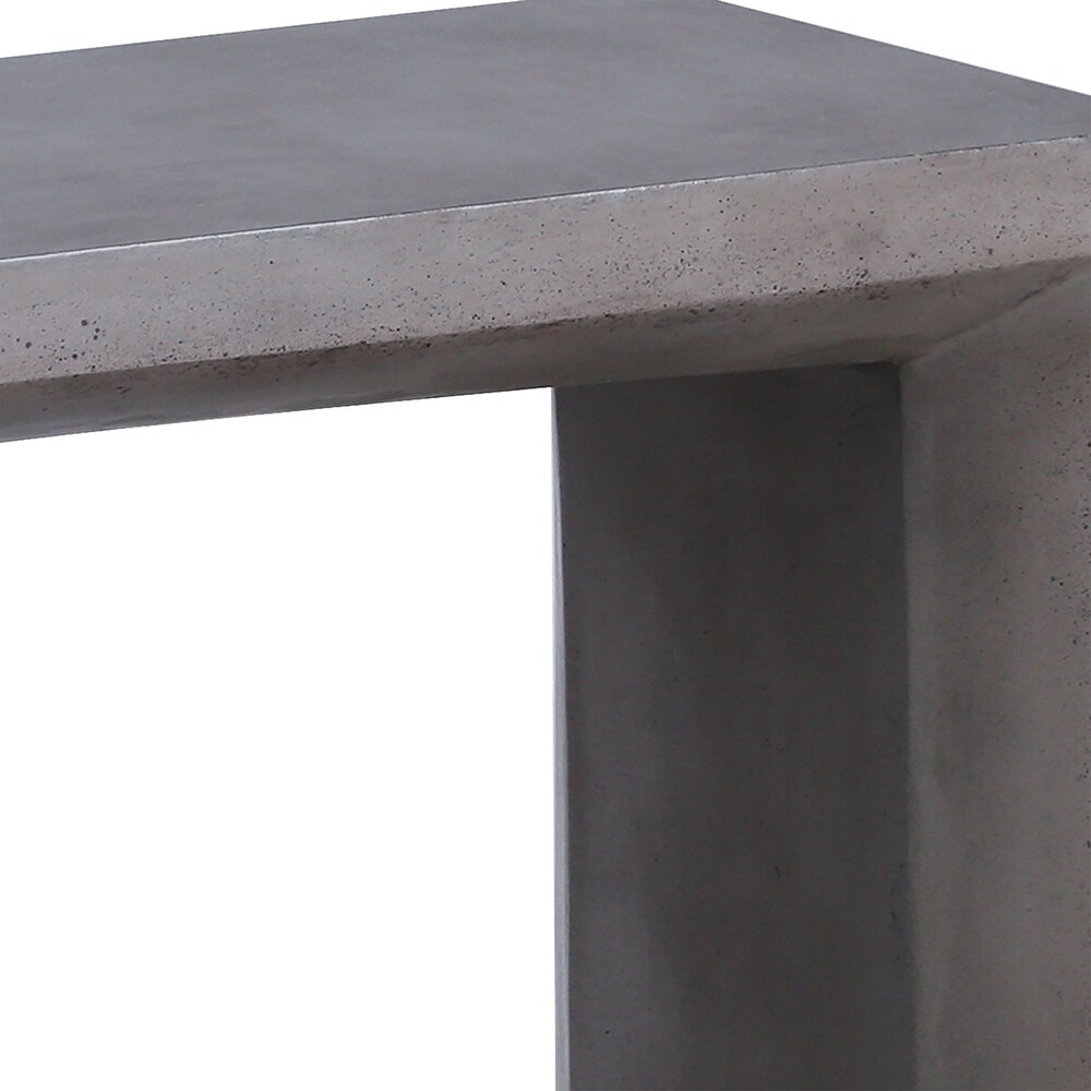 Chamfer Console Table