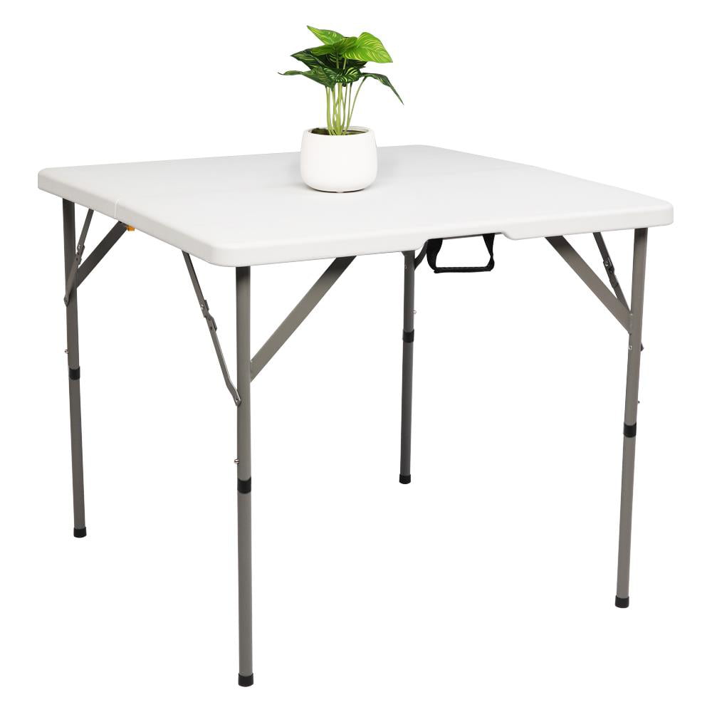 Zimtown Office Star Resin Multipurpose Square Table, Foldable Table