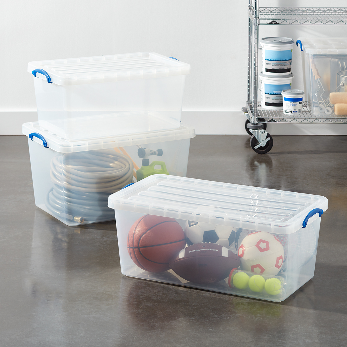 Premier Clear Stacking Totes