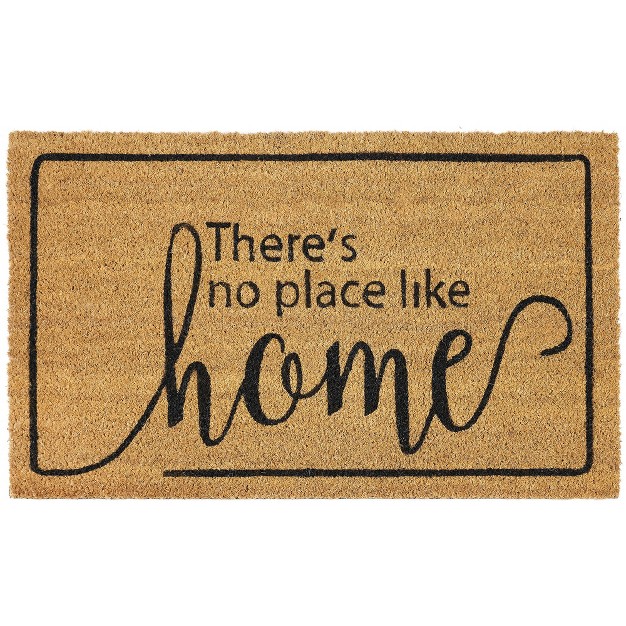 Coir Bristled Outdoor All Season Welcome Mat 18 quot x30 quot