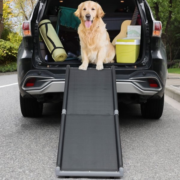 Coziwow by Jaxpety Heavy Duty Foldable Dog Car Ramp， 63-in