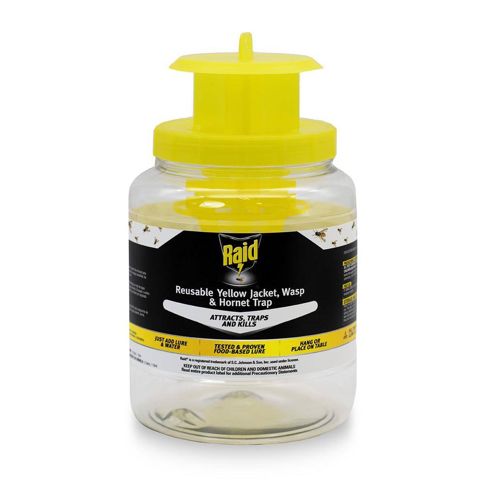 Raid Reusable Yellow Jacket Wasp and Hornet Trap​ RAID-WASPJAR