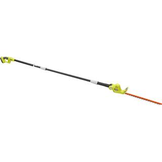 RYOBI ONE+ 18V 18 in. Cordless Battery Pole Hedge Trimmer with 2.0 Ah Battery and Charger P26100