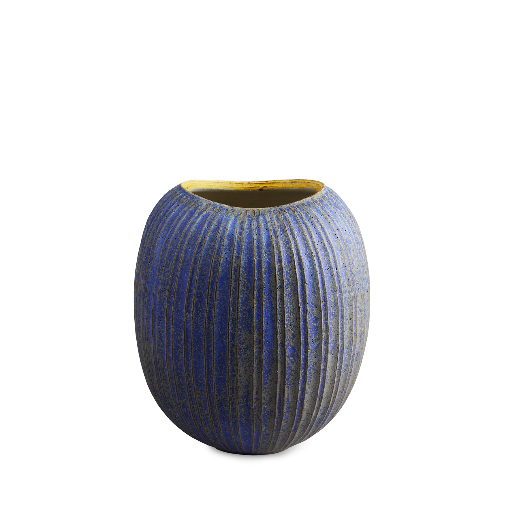 #11 Indigo Round Vase