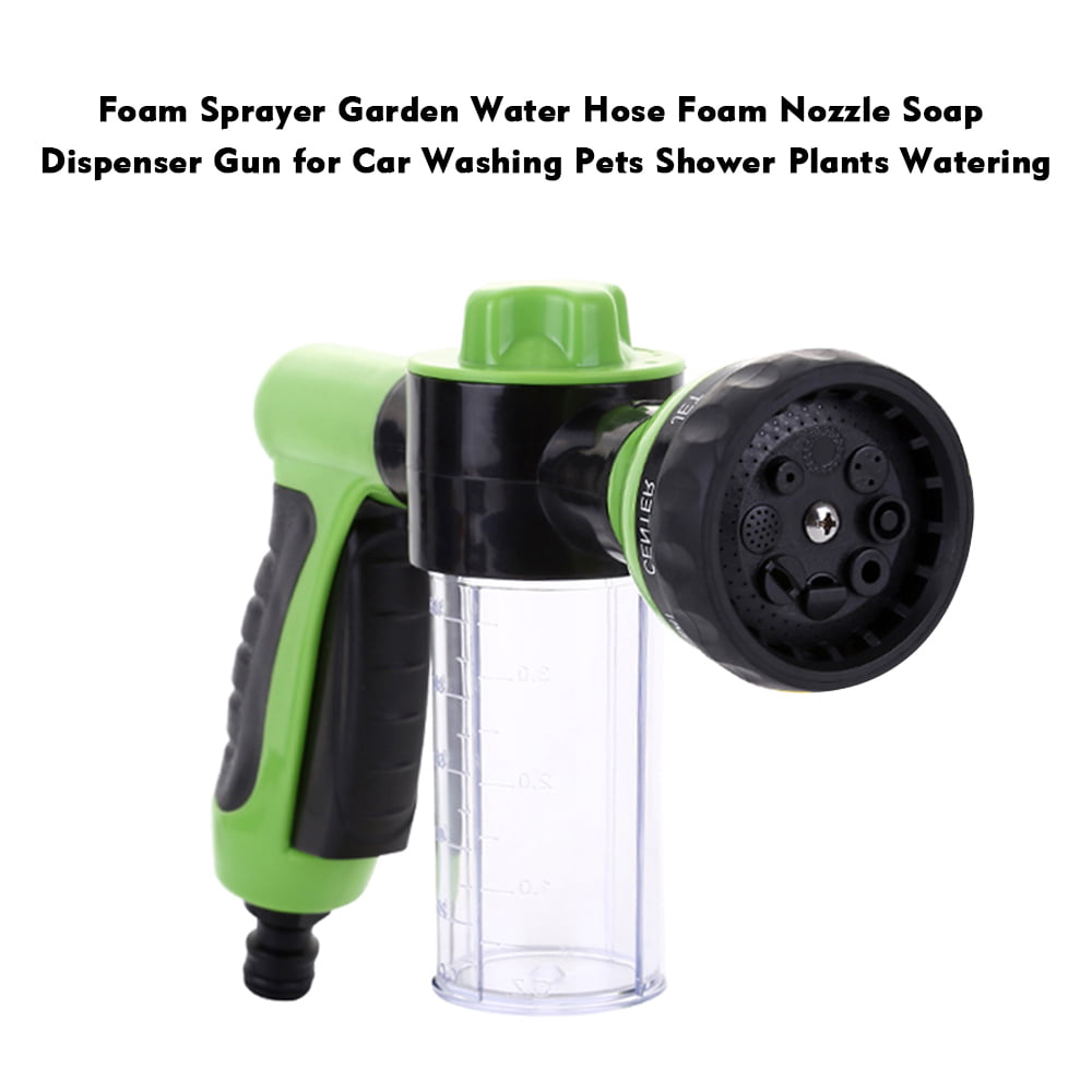 Romacci Foam Sprayer Garden Water Hose Foam Nozzle Soap Dispenser for Car Washing Pets Shower Plants Watering