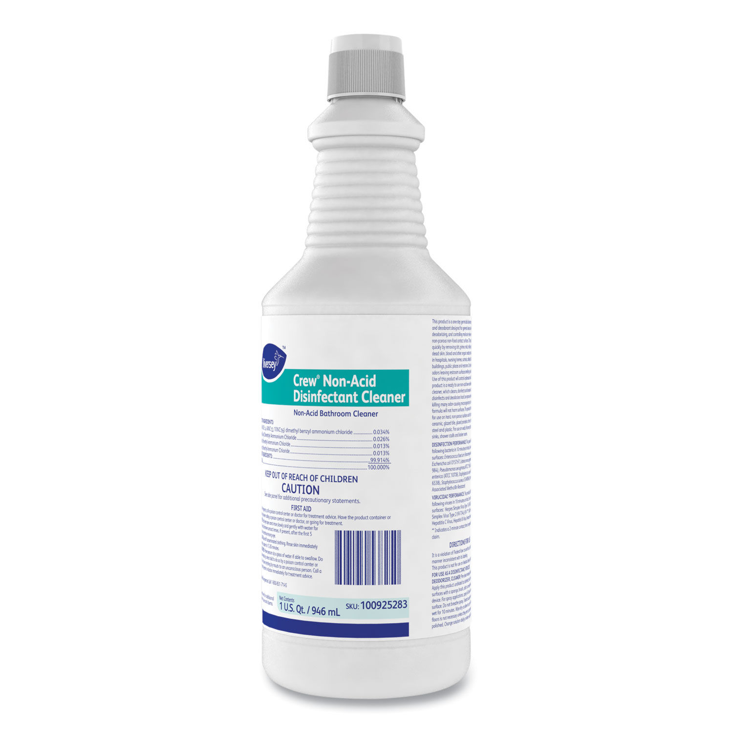 Crew Neutral Non-Acid Bowl and Bathroom Disinfectant by Diverseyandtrade; DVO100925283